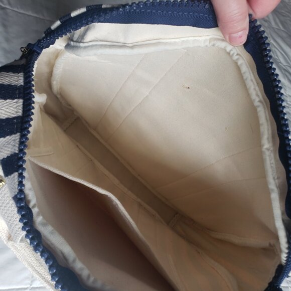 Clare V Mariner Backpack with red lips - Picture 4 of 7